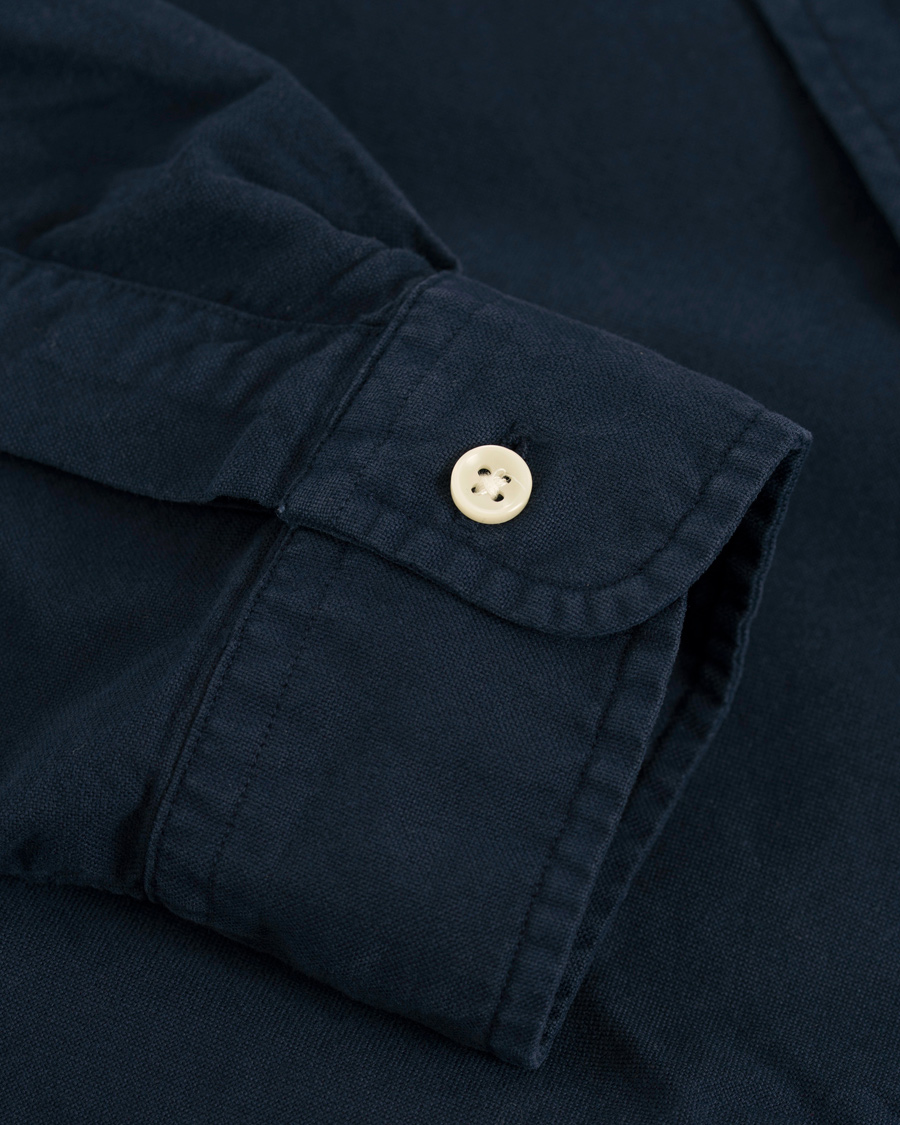 Herren | Hemden | Polo Ralph Lauren | Slim Fit Garment Dyed Oxford Shirt Windsor Navy