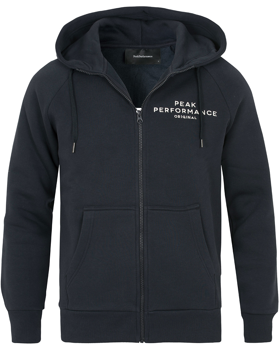Herren | Pullover | Peak Performance | Original Full Zip Hoodie Navy