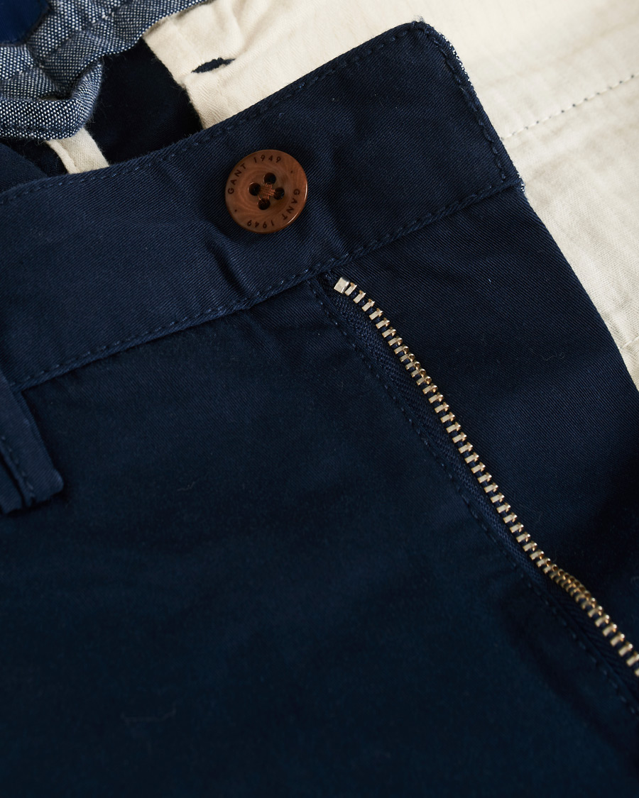 Herren | Hosen | GANT | Slim Twill Chino Marine
