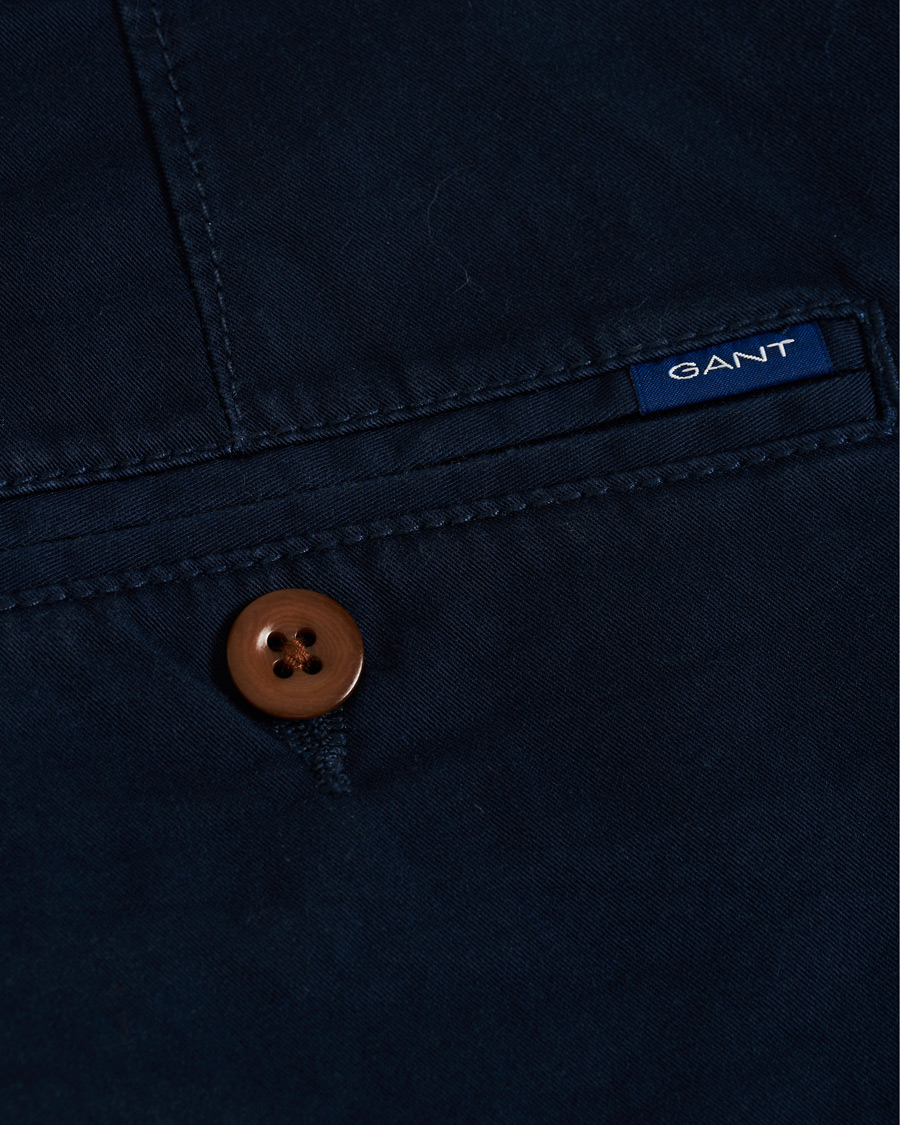 Herren | Hosen | GANT | Slim Twill Chino Marine