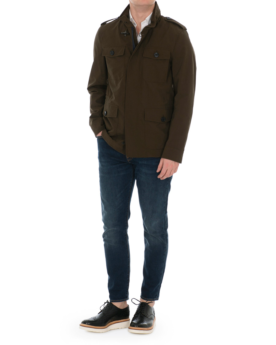 Herren | Grenson Archie Brogue Derby Wedge Sole Black Calf | Grenson | Archie Brogue Derby Wedge Sole Black Calf