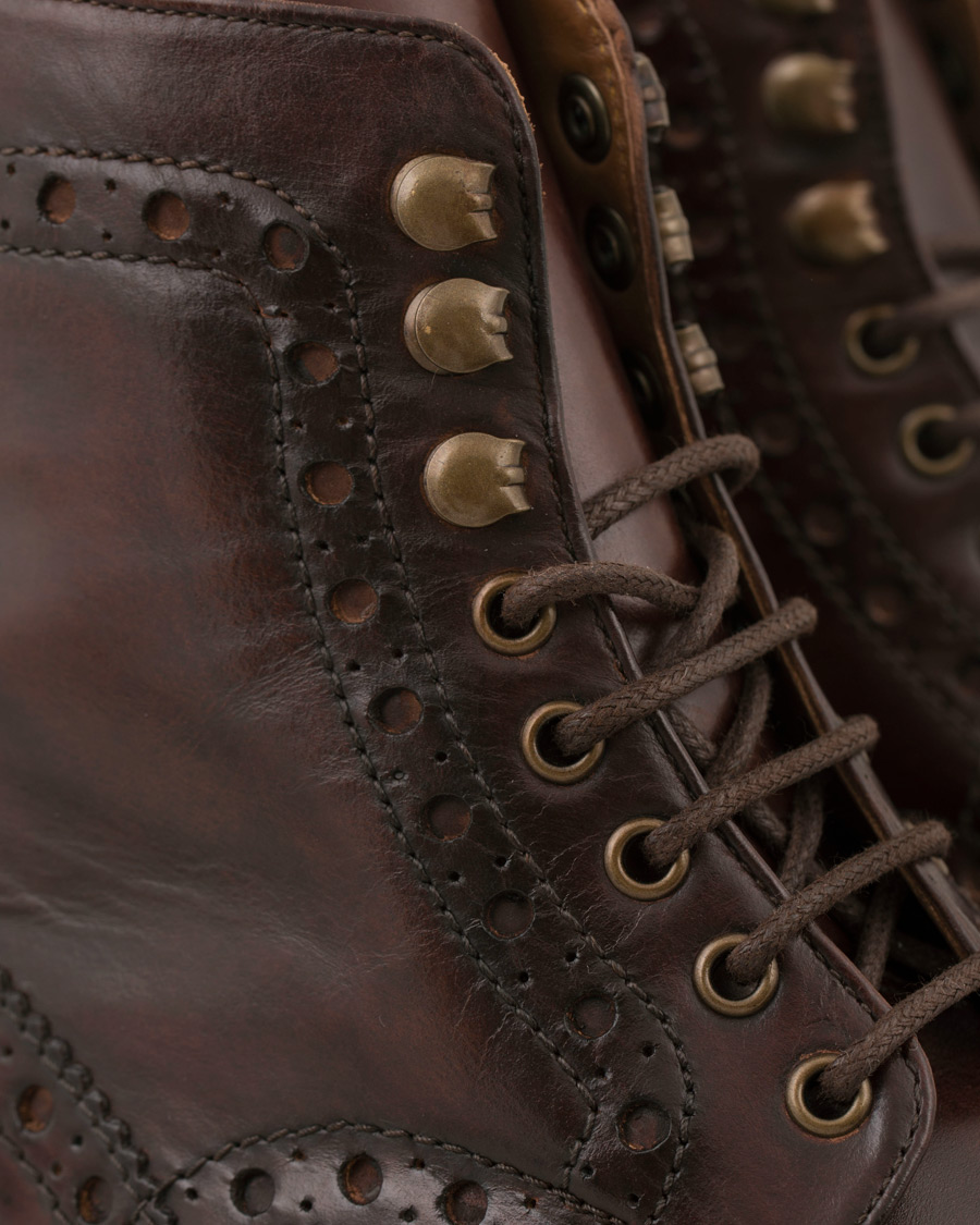 Herren | Grenson Fred Brogue Boot Commando Sole Brown Calf | Grenson | Fred Brogue Boot Commando Sole Brown Calf