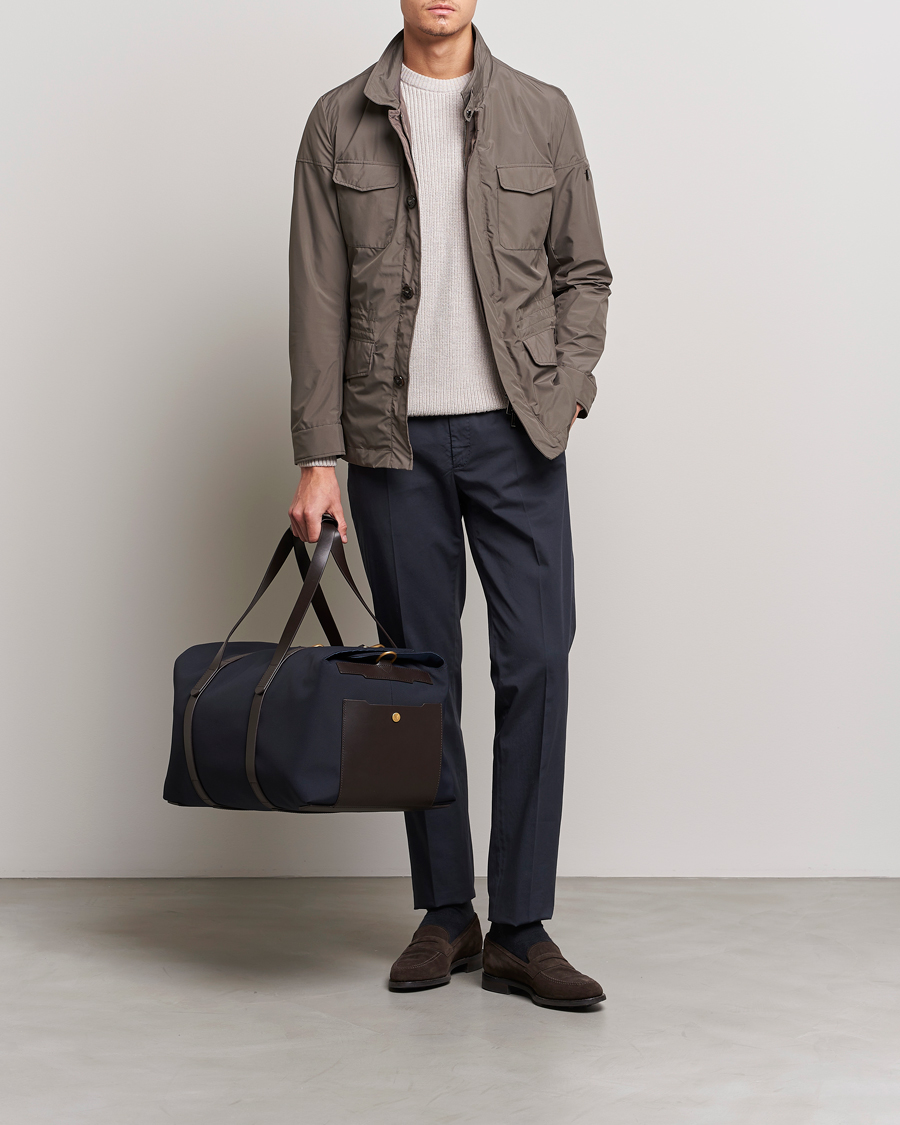 Herren | Business & Beyond | Mismo | M/S Supply Weekendbag Navy/Dark Brown