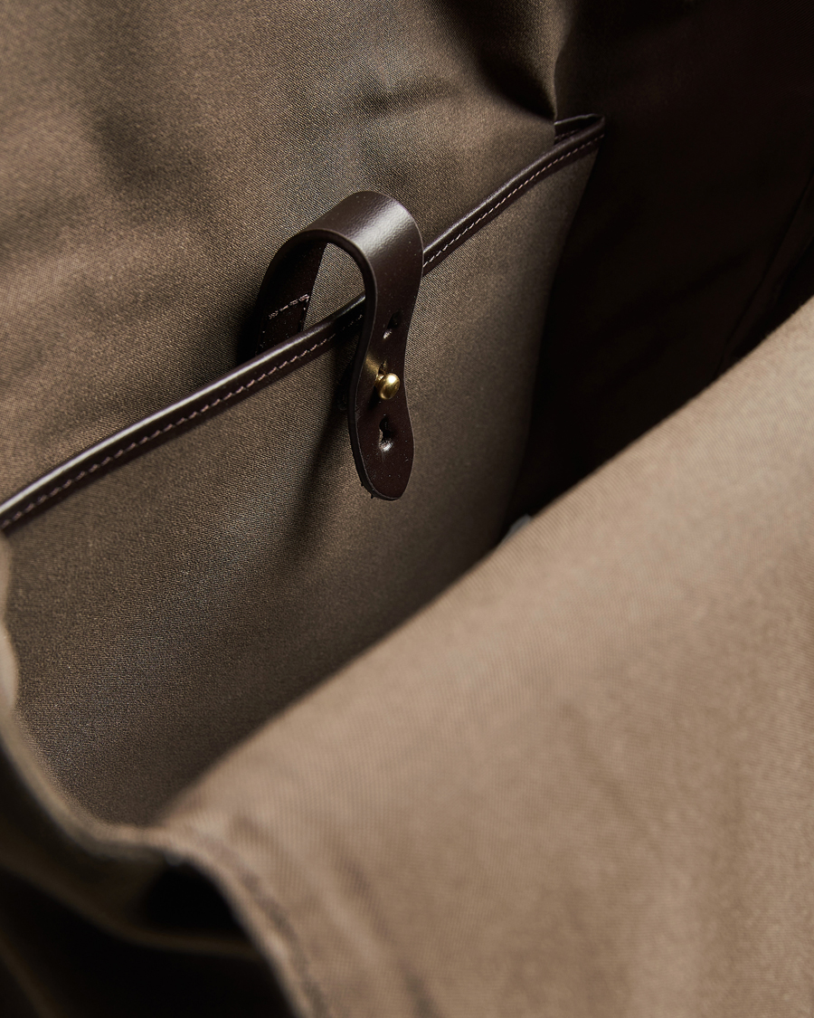 Herren | Mismo M/S Nylon Backpack Army/Dark Brown | Mismo | M/S Nylon Backpack Army/Dark Brown