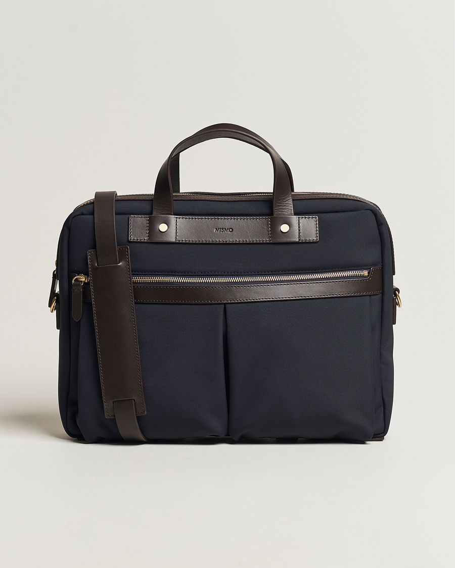 Herren | Taschen | Mismo | MismoM/S Nylon OfficeNavy/Dark Brown