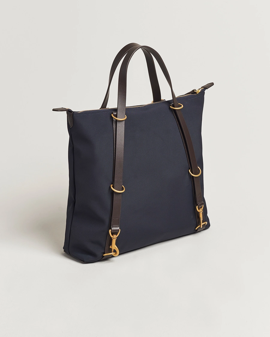 Herren | Taschen | Mismo | M/S Nylon Day Pack Navy/Dark Brown