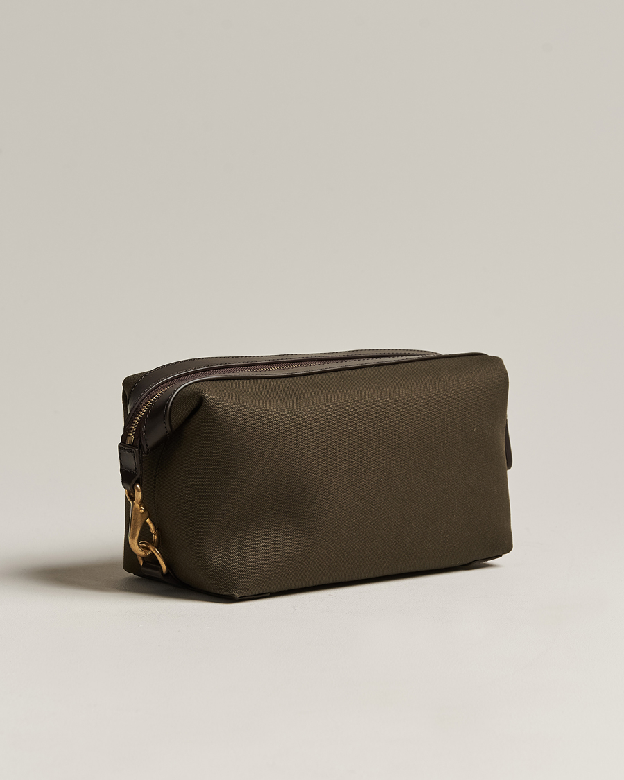 Herren |  | Mismo | M/S Nylon Washbag Army/Dark Brown