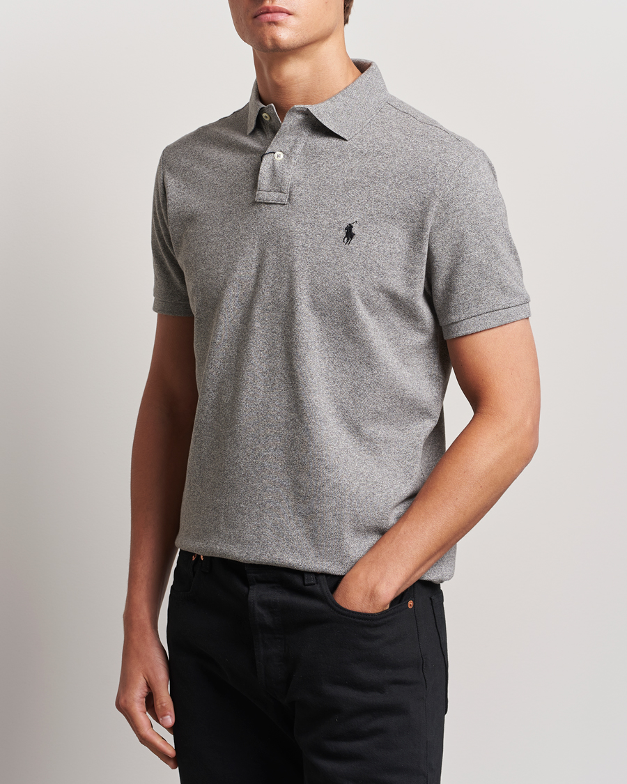 Herren | Kurzarm-Poloshirts | Polo Ralph Lauren | Custom Slim Fit Polo Canterbury Heather