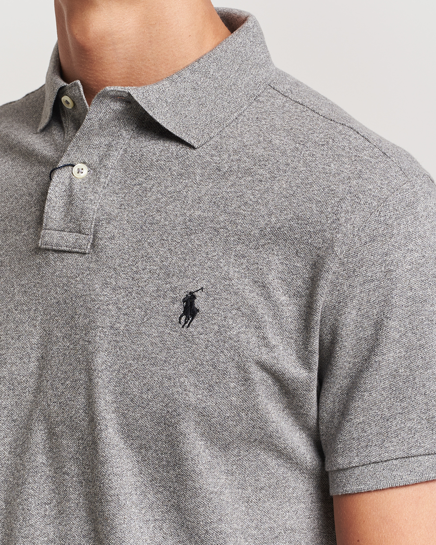 Herren | Poloshirts | Polo Ralph Lauren | Custom Slim Fit Polo Canterbury Heather