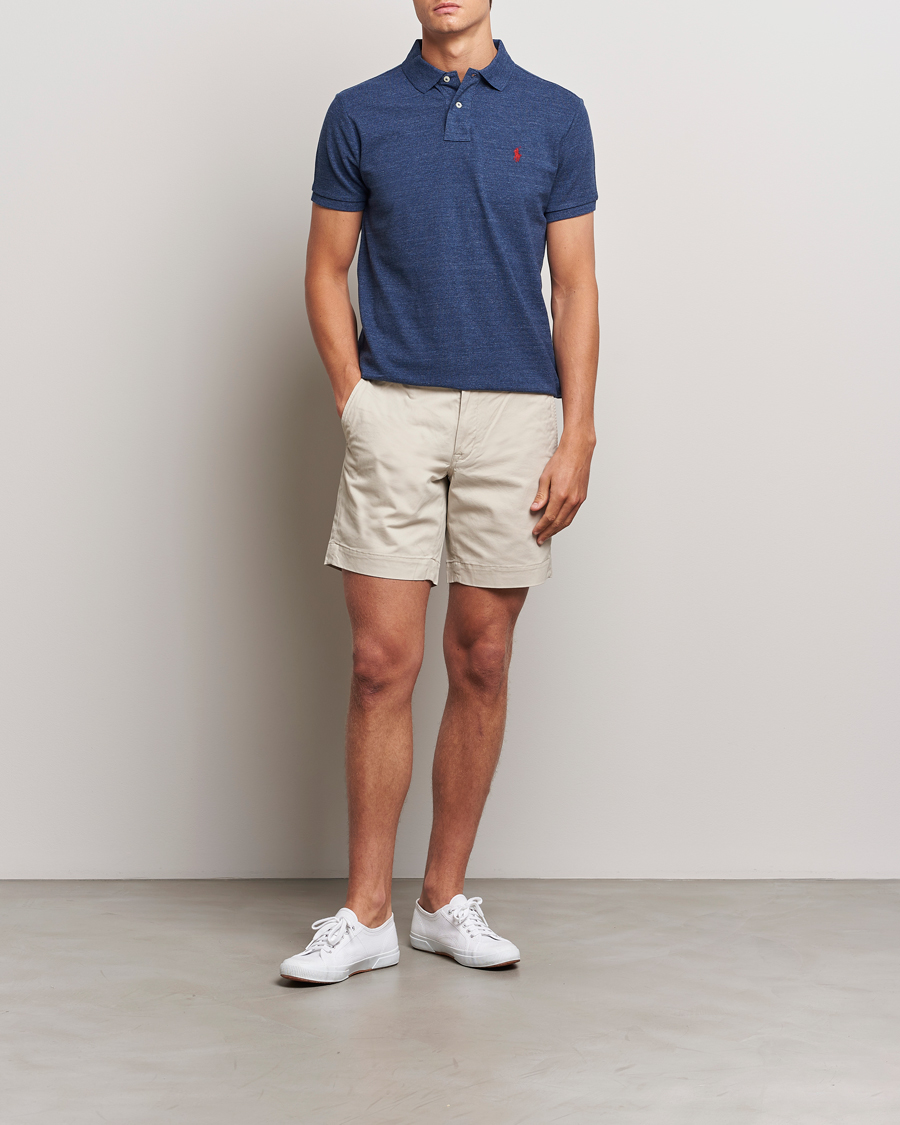 Herren | Poloshirts | Polo Ralph Lauren | Custom Slim Fit Polo Classic Royal Heather