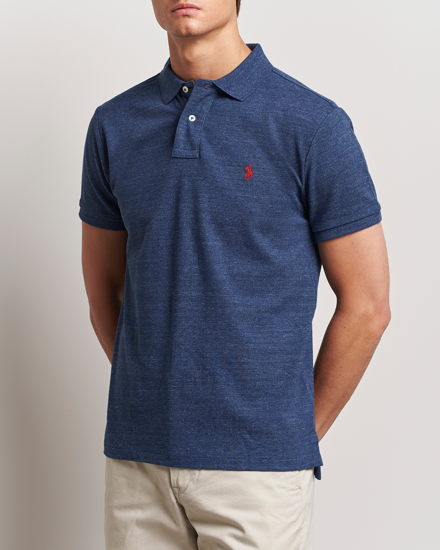 Men |  | Polo Ralph Lauren | Custom Slim Fit Polo Classic Royal Heather