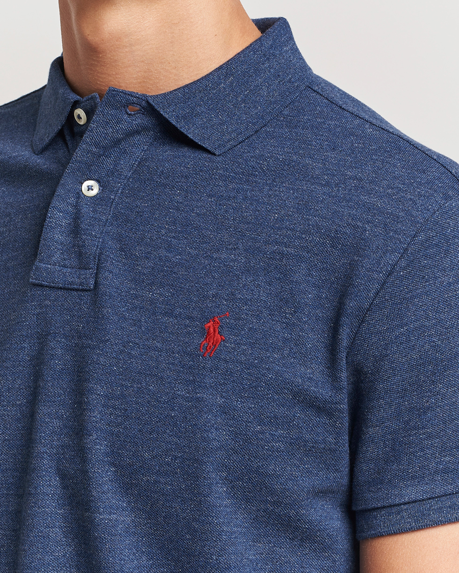 Herren | Poloshirts | Polo Ralph Lauren | Custom Slim Fit Polo Classic Royal Heather