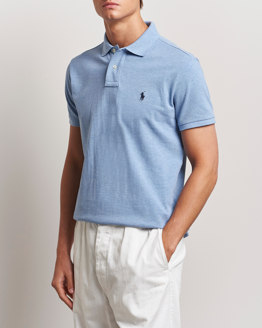 Herren | Poloshirts | Polo Ralph Lauren | Custom Slim Fit Polo Isle Heather