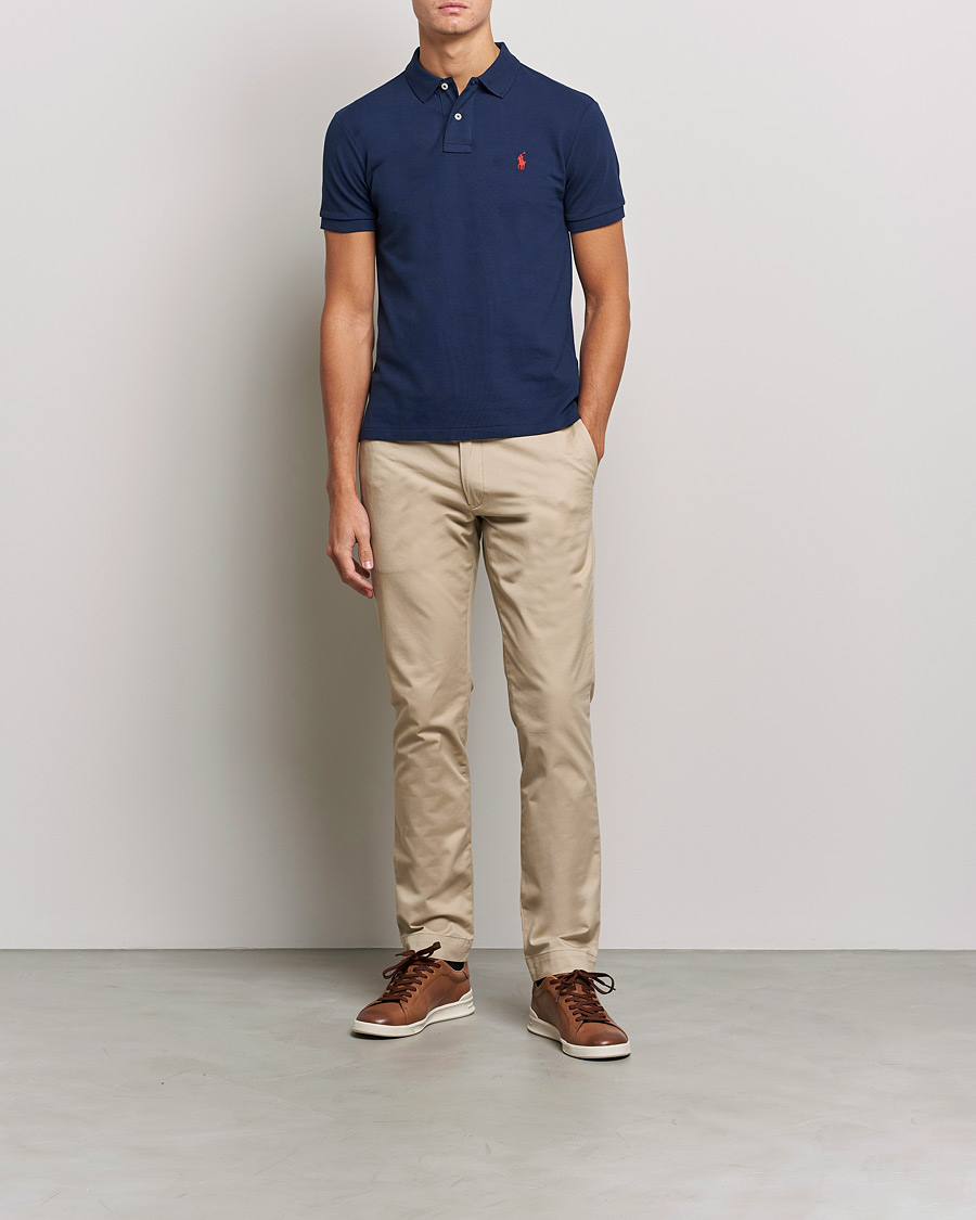 Herren | Poloshirts | Polo Ralph Lauren | Slim Fit Polo Newport Navy