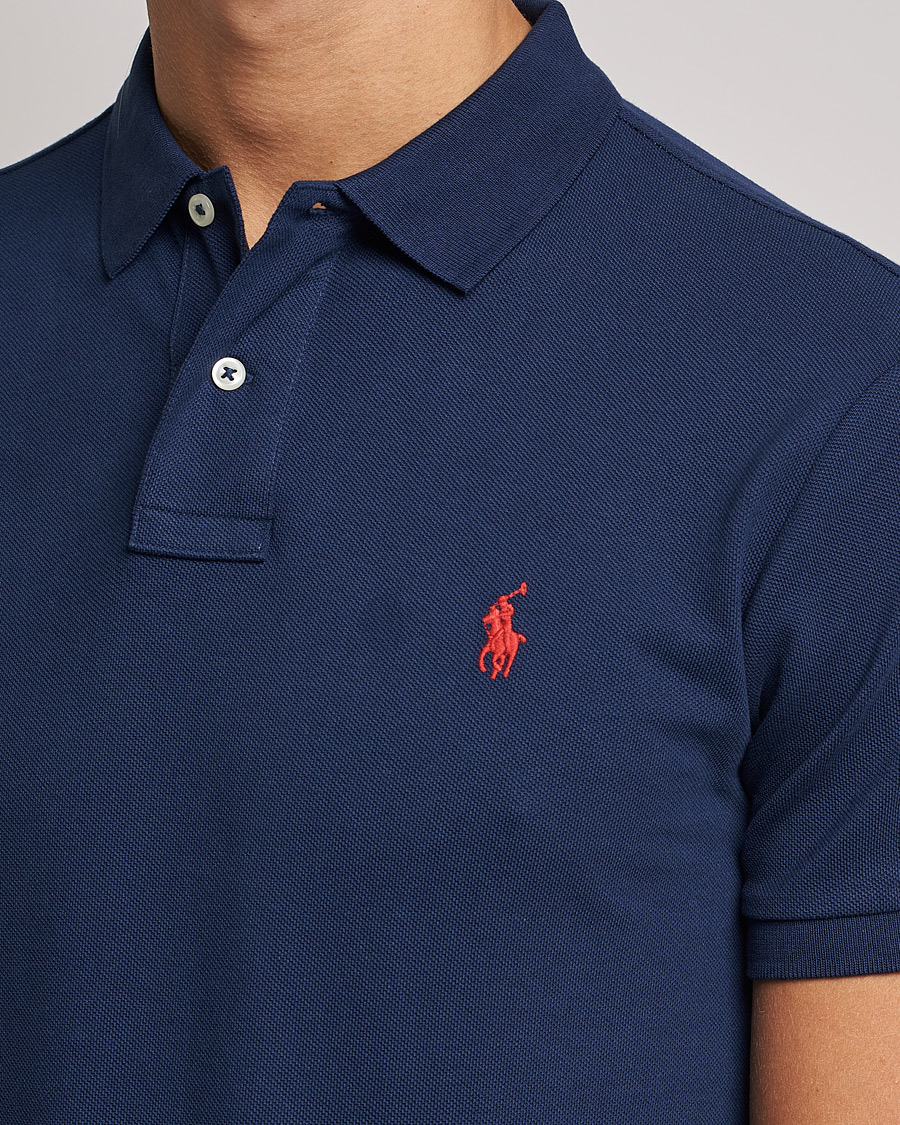 Herren | Poloshirts | Polo Ralph Lauren | Slim Fit Polo Newport Navy