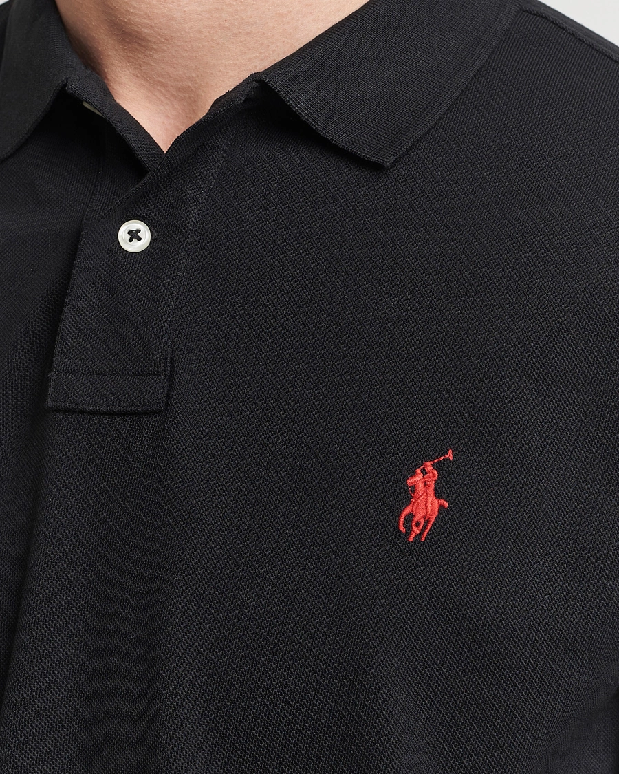 Herren | Poloshirts | Polo Ralph Lauren | Slim Fit Polo Polo Black