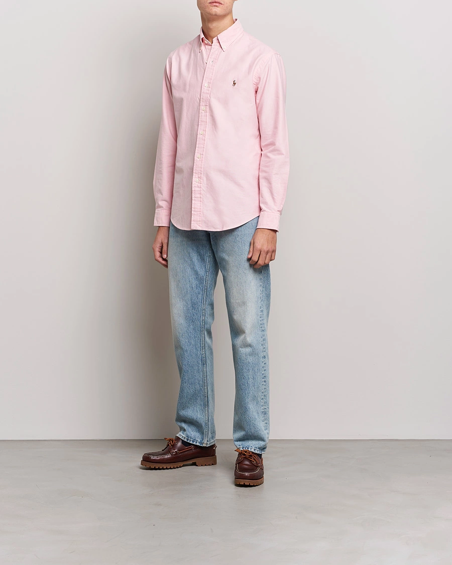 Herren | Hemden | Polo Ralph Lauren | Custom Fit Oxford Shirt Pink