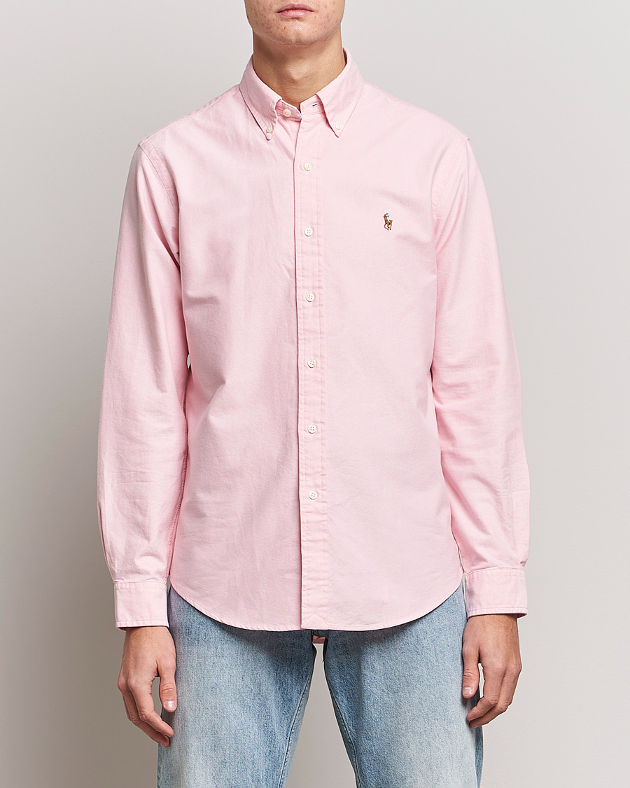Herren |  | Polo Ralph Lauren | Custom Fit Oxford Shirt Pink