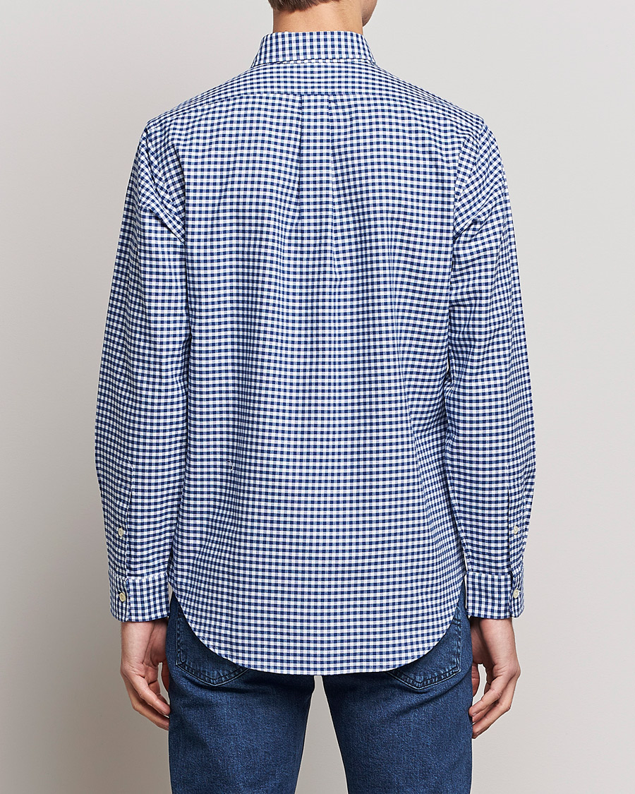 Herren | Hemden | Polo Ralph Lauren | Custom Fit Oxford Gingham Shirt Blue/White