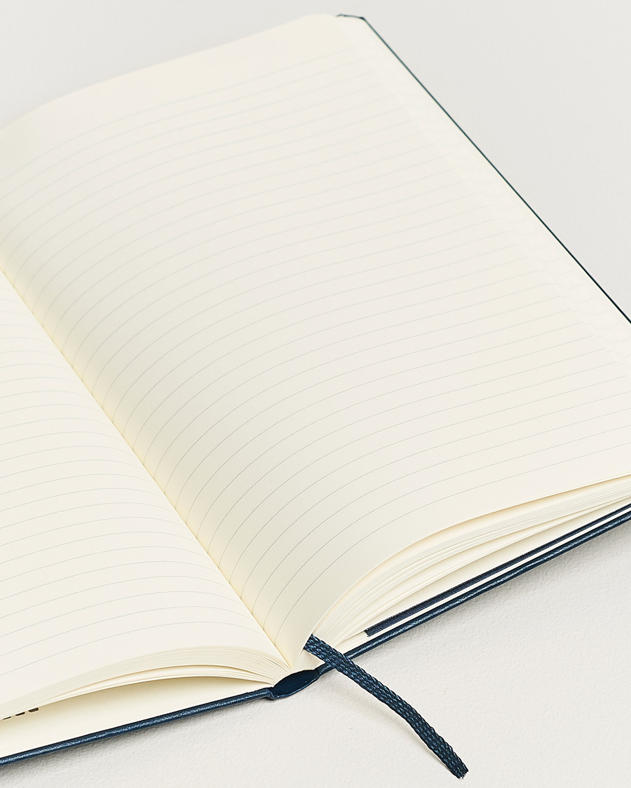 Herren | | Moleskine | Ruled Hard Notebook Large Sapphire Blue