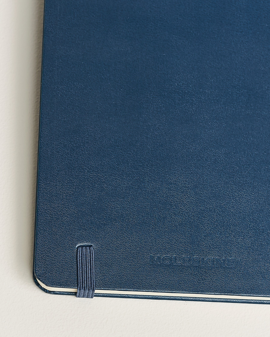 Herren | Moleskine Ruled Hard Notebook Large Sapphire Blue | Moleskine | Ruled Hard Notebook Large Sapphire Blue