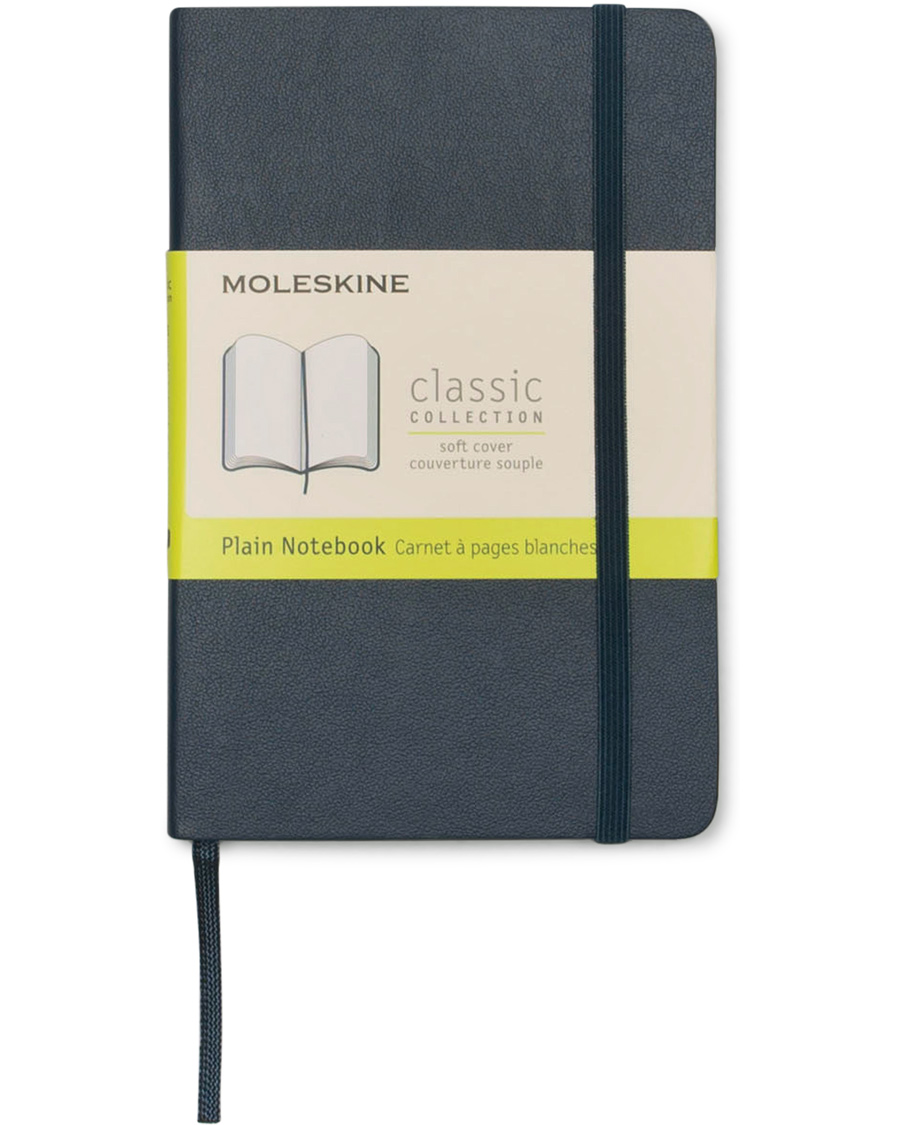 Herren | Moleskine Plain Soft Notebook Pocket Sapphire Blue | Moleskine | Plain Soft Notebook Pocket Sapphire Blue