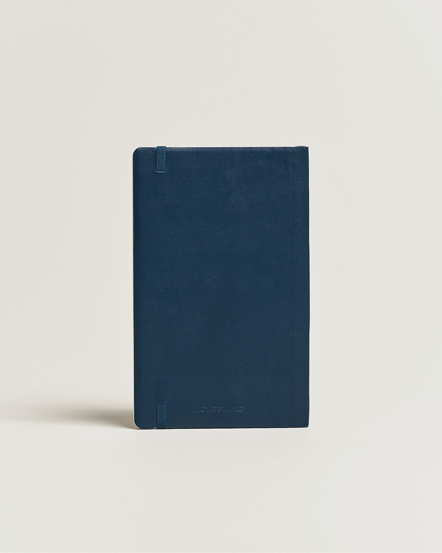 Herren | Moleskine Ruled Soft Notebook Large Sapphire Blue | Moleskine | Ruled Soft Notebook Large Sapphire Blue