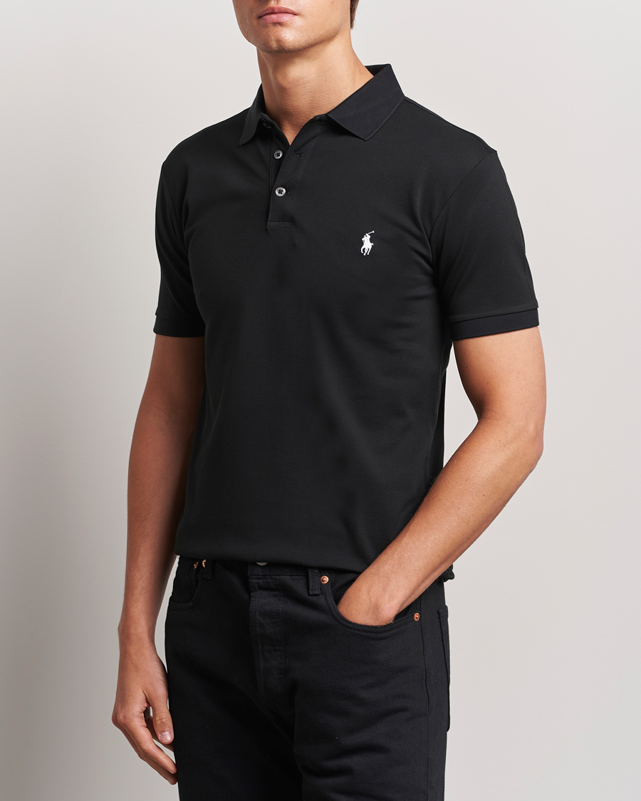 Herr |  | Polo Ralph Lauren | Slim Fit Stretch Polo Black