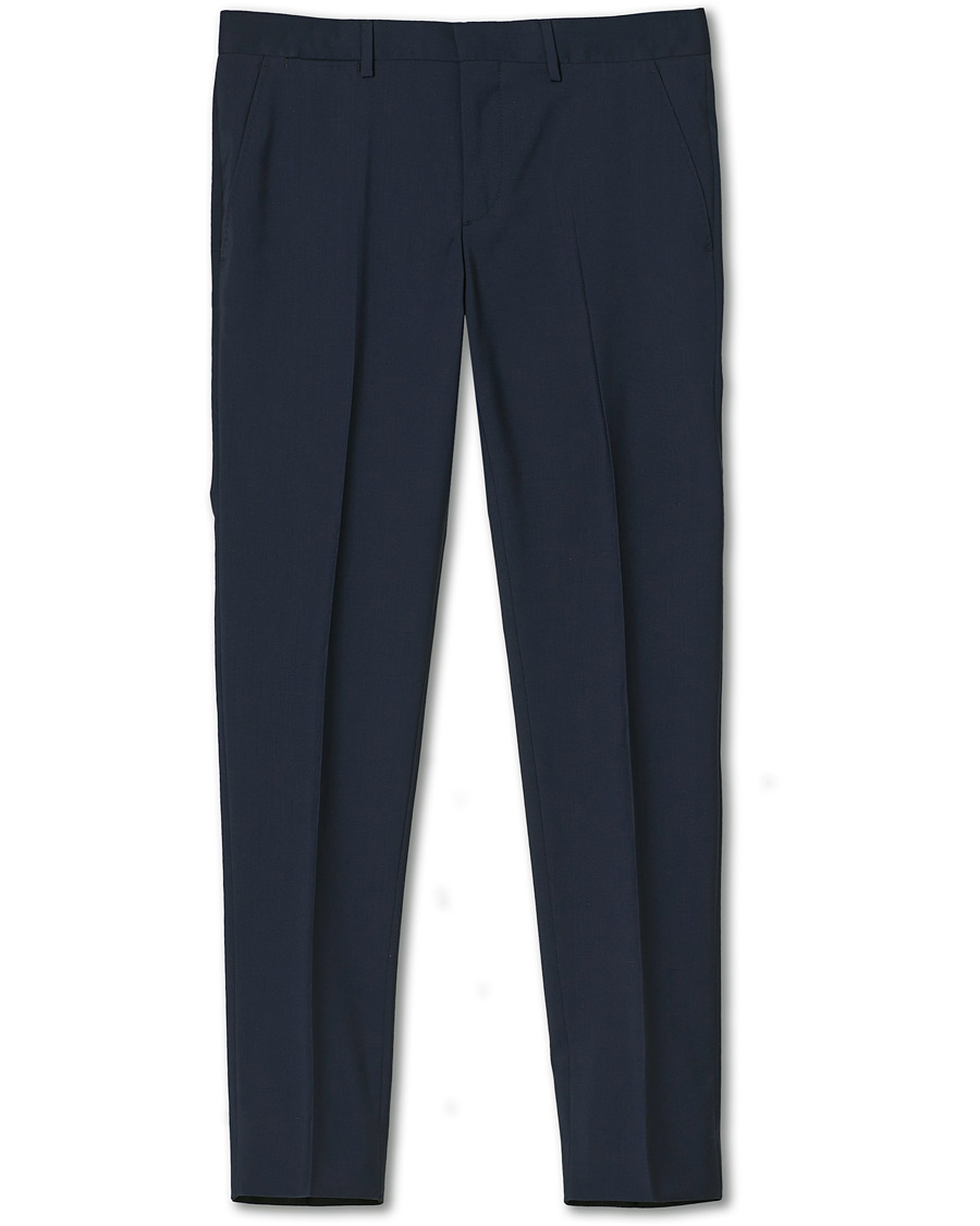 Herren | Hosen | J.Lindeberg | Paulie Comfort Wool Trousers Navy