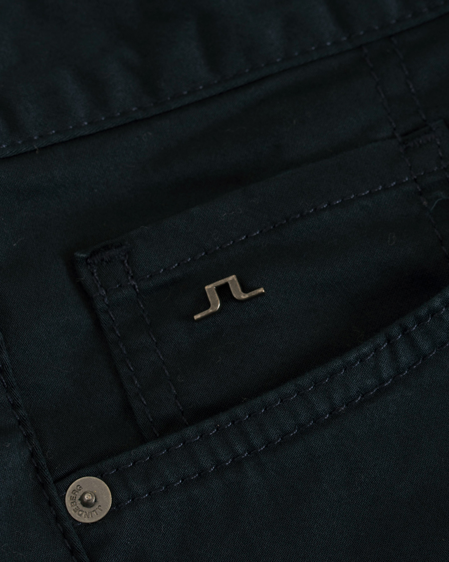 Herren | Jeans | J.Lindeberg | Jay Satin Stretch Jeans Navy