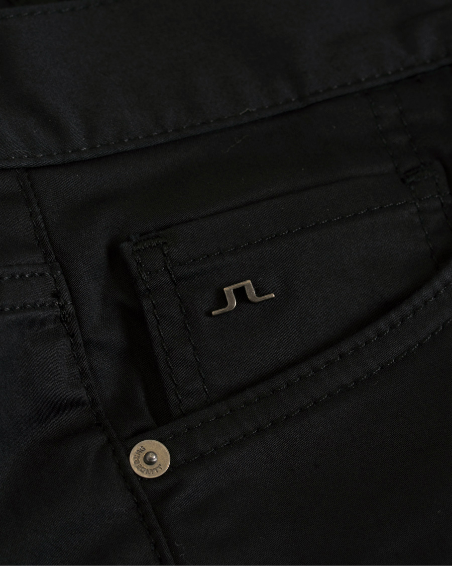 Herren | Jeans | J.Lindeberg | Jay Satin Stretch Jeans Black