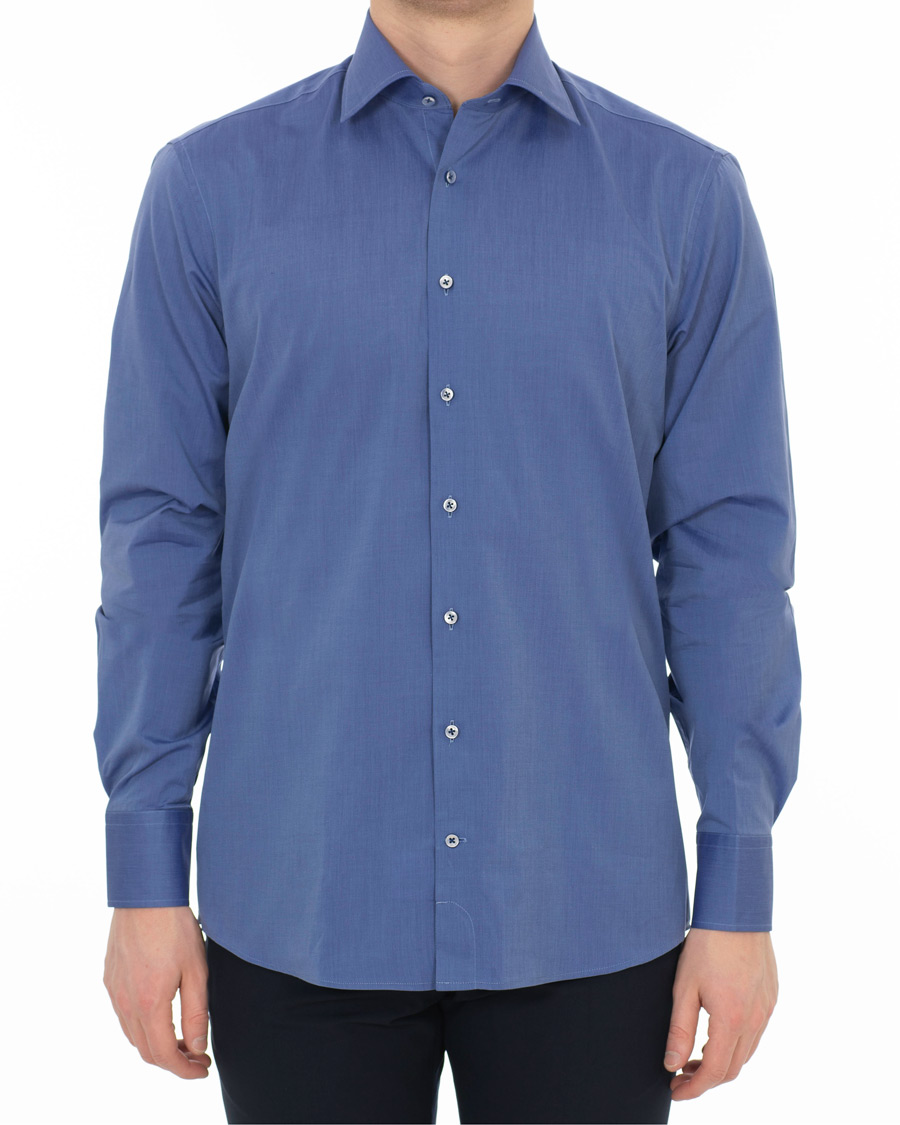 Herren | Hemden | Stenströms | Fitted Body Shirt Navy