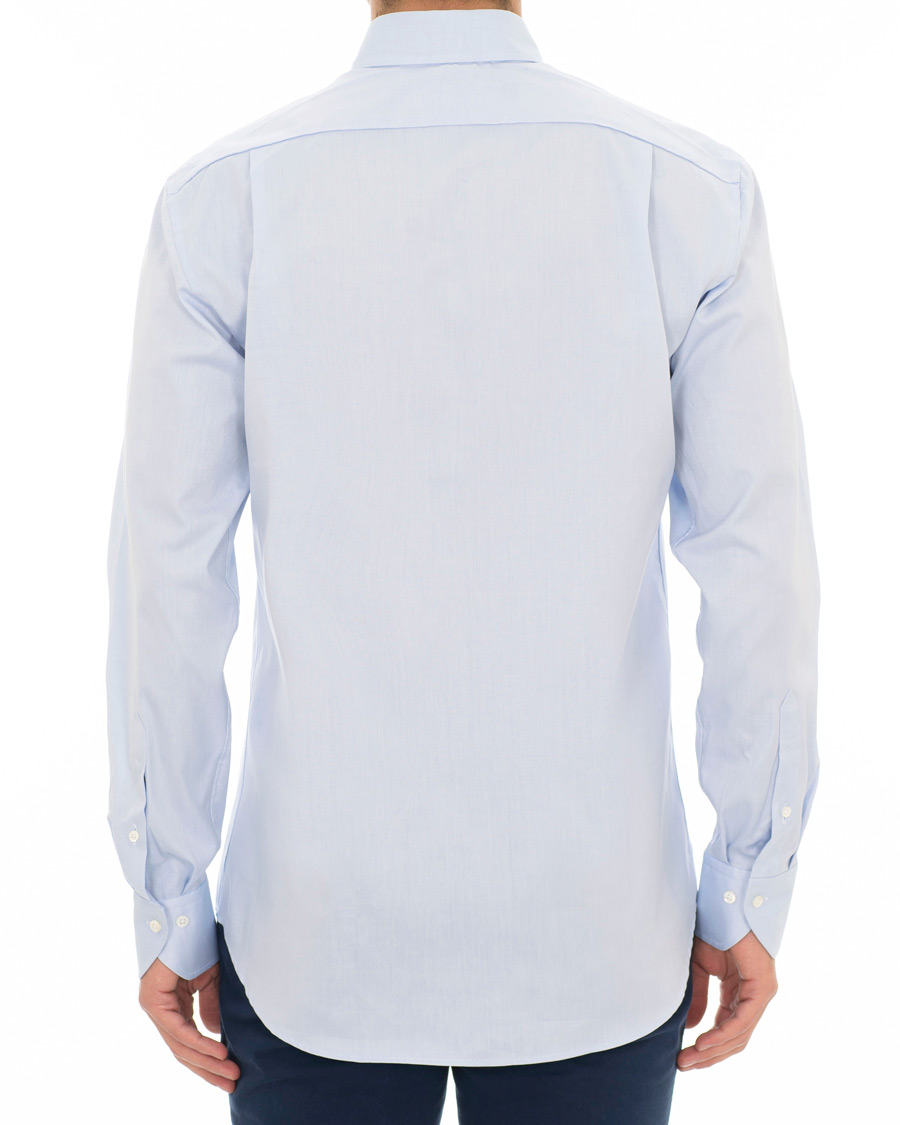 Herren | Hemden | Stenströms | Fitted Body Button Down Shirt Light Blue