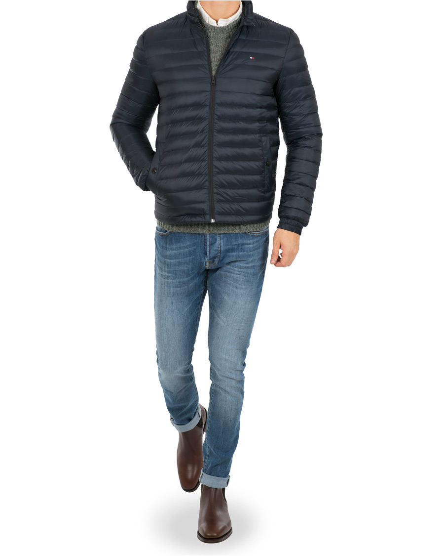 Herren | Jacken | Tommy Hilfiger | Lightweight Down Bomber Jacket Sky Captain