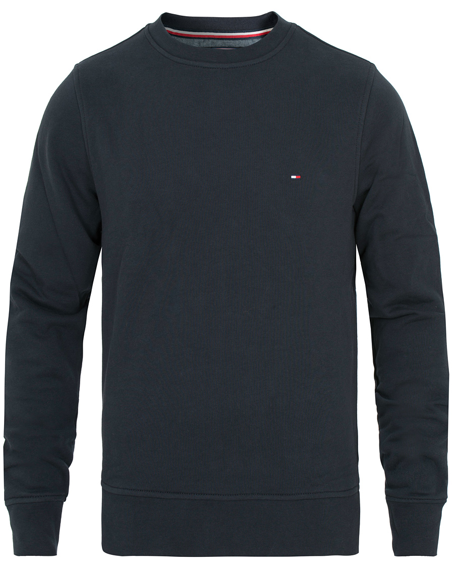 Herren | Pullover | Tommy Hilfiger | Cotton Crew Neck Sweatshirt Sky Captain