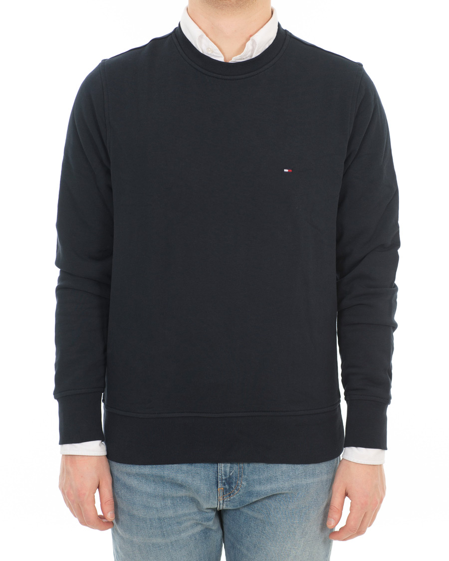 Herren | Pullover | Tommy Hilfiger | Cotton Crew Neck Sweatshirt Sky Captain