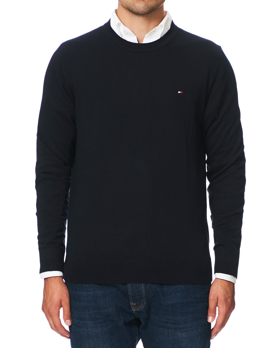 Herren | Pullover | Tommy Hilfiger | Cotton/Silk Crew Neck Pullover Sky Captain