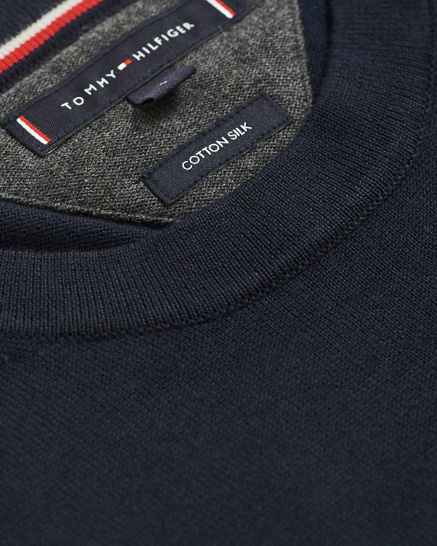 Herren | Pullover | Tommy Hilfiger | Cotton/Silk Crew Neck Pullover Sky Captain