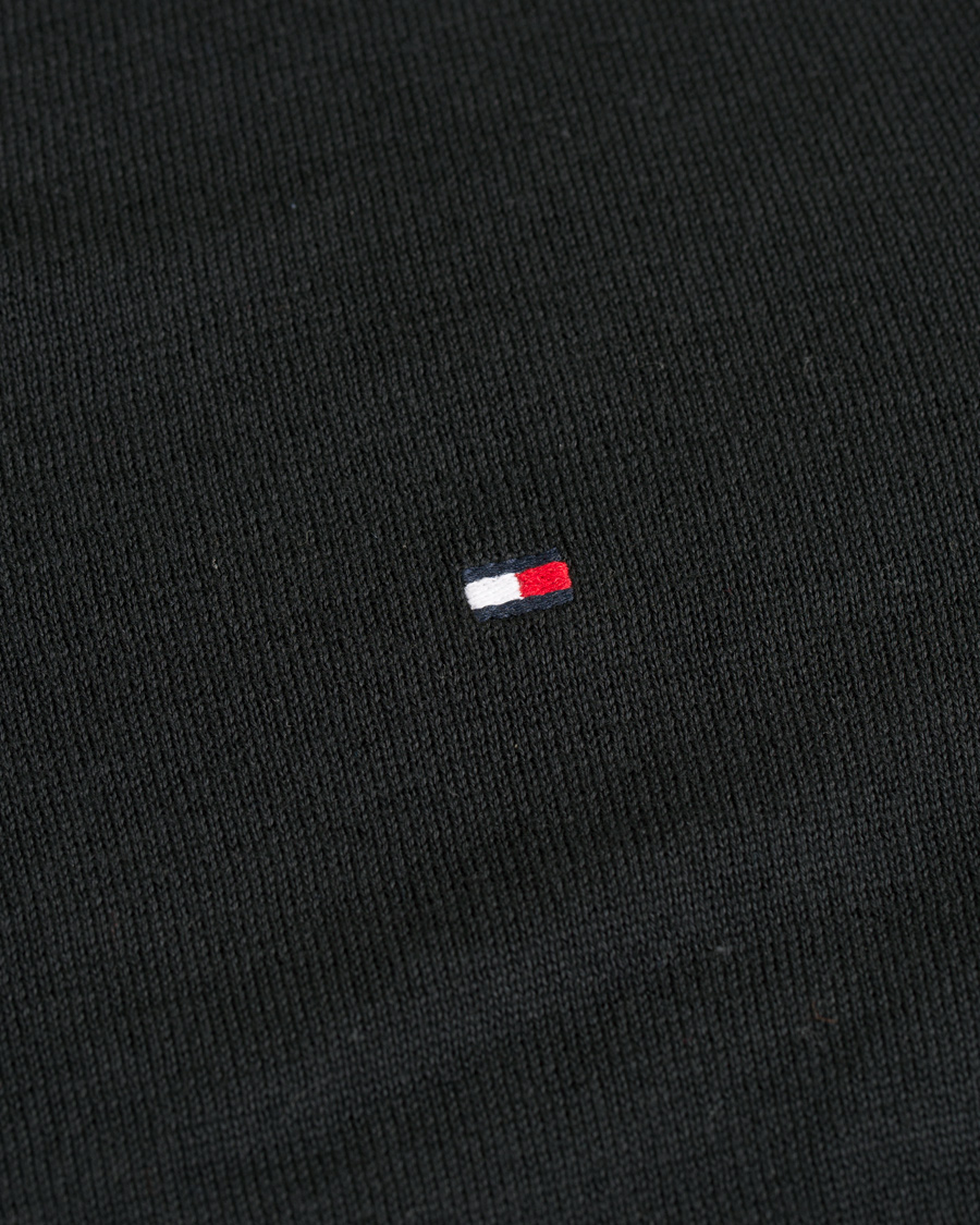 Herren | Pullover | Tommy Hilfiger | Cotton/Silk V-Neck Pullover Flag Black