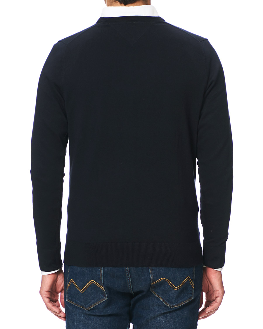 Herren | Pullover | Tommy Hilfiger | Cotton/Silk V-Neck Pullover Sky Captain
