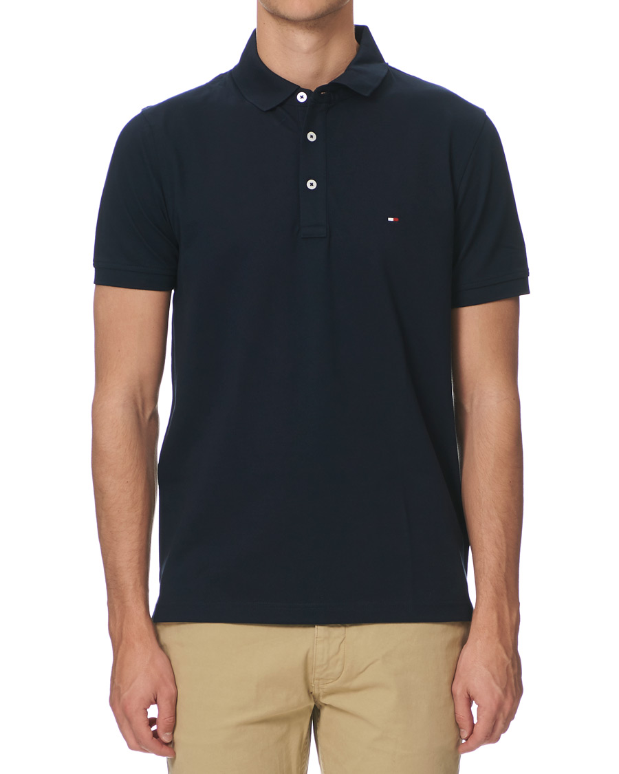 Herren | Poloshirts | Tommy Hilfiger | Slim Fit Polo Sky Captain