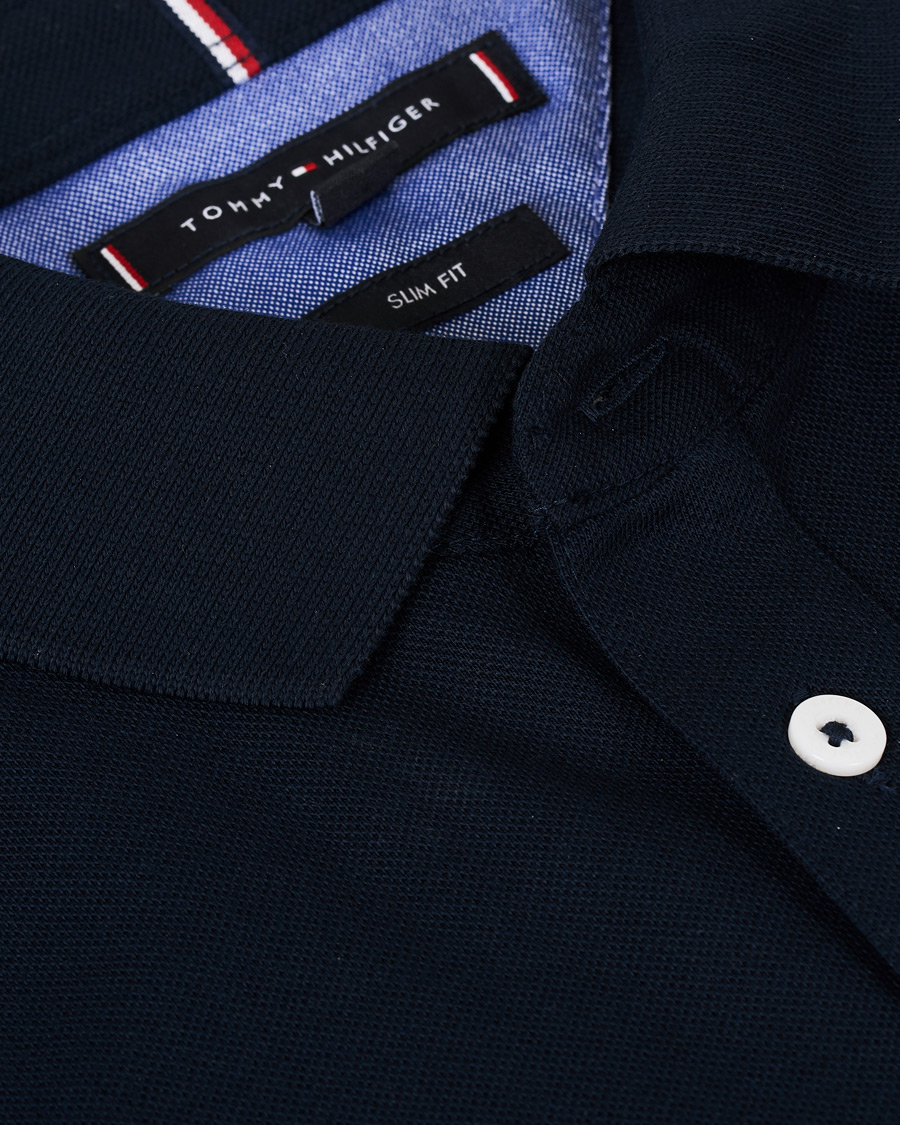 Herren | Poloshirts | Tommy Hilfiger | Slim Fit Polo Sky Captain