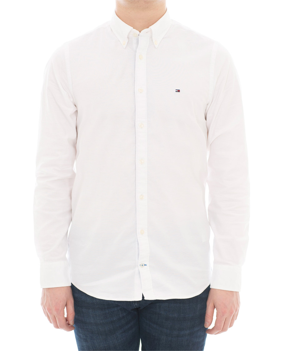 Herren | Hemden | Tommy Hilfiger | Slim Fit Stretch Oxford Shirt Bright White