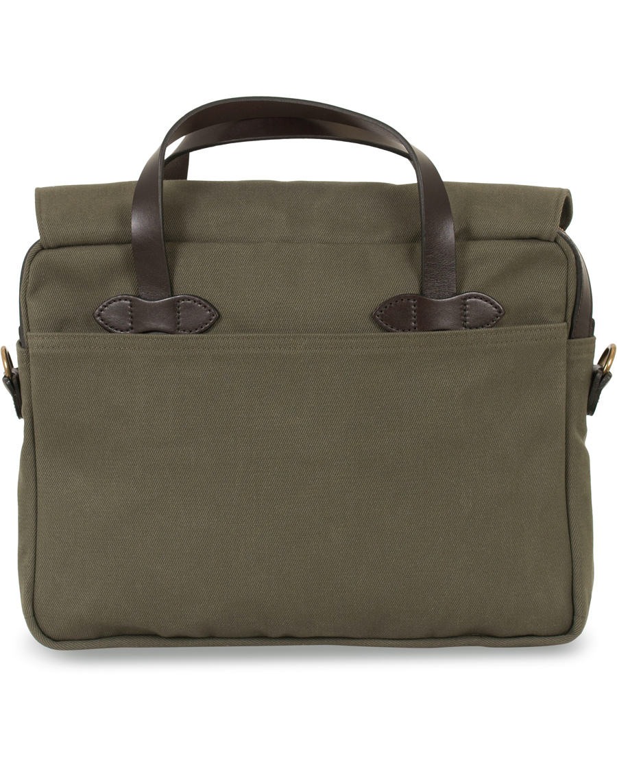 Herren | Filson Original Briefcase Otter Green Canvas | Filson | Original Briefcase Otter Green Canvas