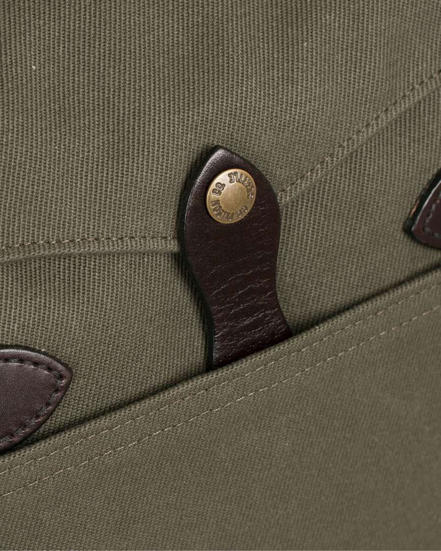 Herren | Filson Original Briefcase Otter Green Canvas | Filson | Original Briefcase Otter Green Canvas