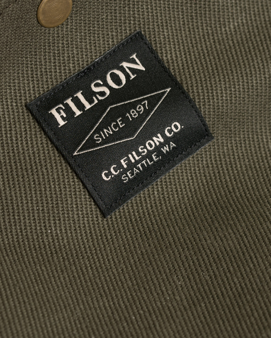 Herren | Filson Original Briefcase Otter Green Canvas | Filson | Original Briefcase Otter Green Canvas