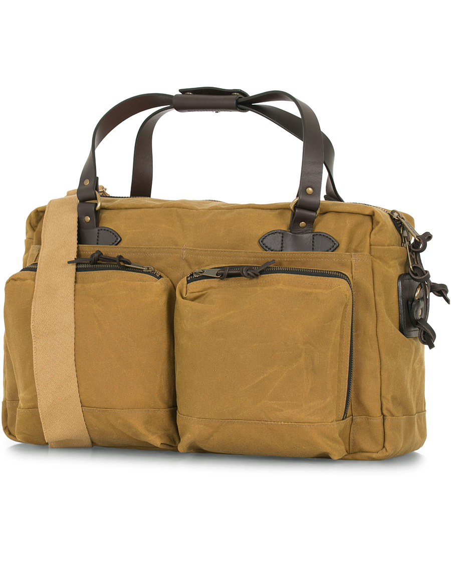 Herren | Filson 48-Hours Duffle Bag Dark Tan Canvas | Filson | 48-Hours Duffle Bag Dark Tan Canvas
