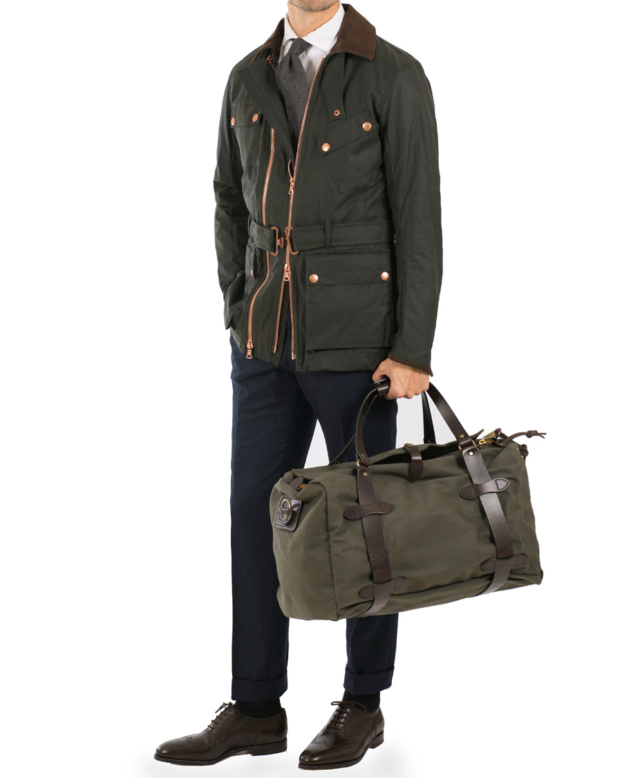 Herren | Filson Duffle Medium Otter Green Canvas | Filson | Duffle Medium Otter Green Canvas