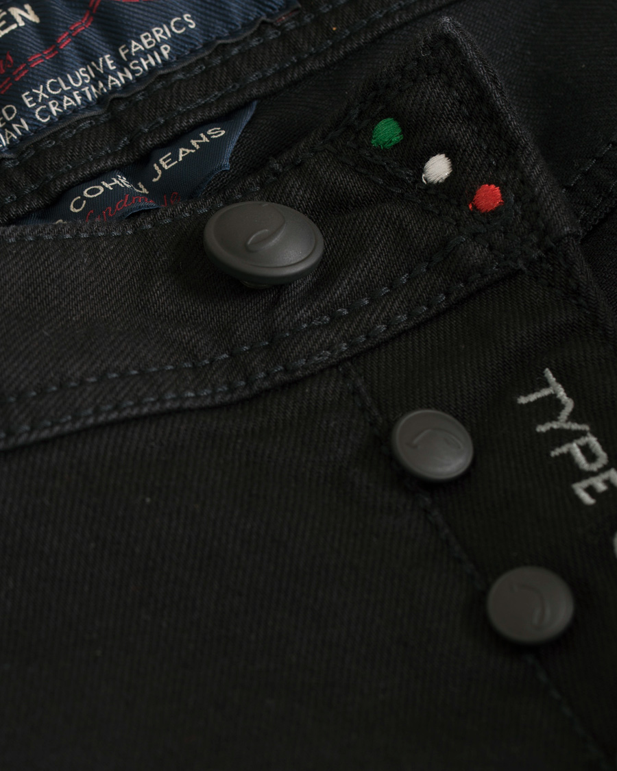 Herren | Jeans | Jacob Cohën | 622 Slim Jeans Black