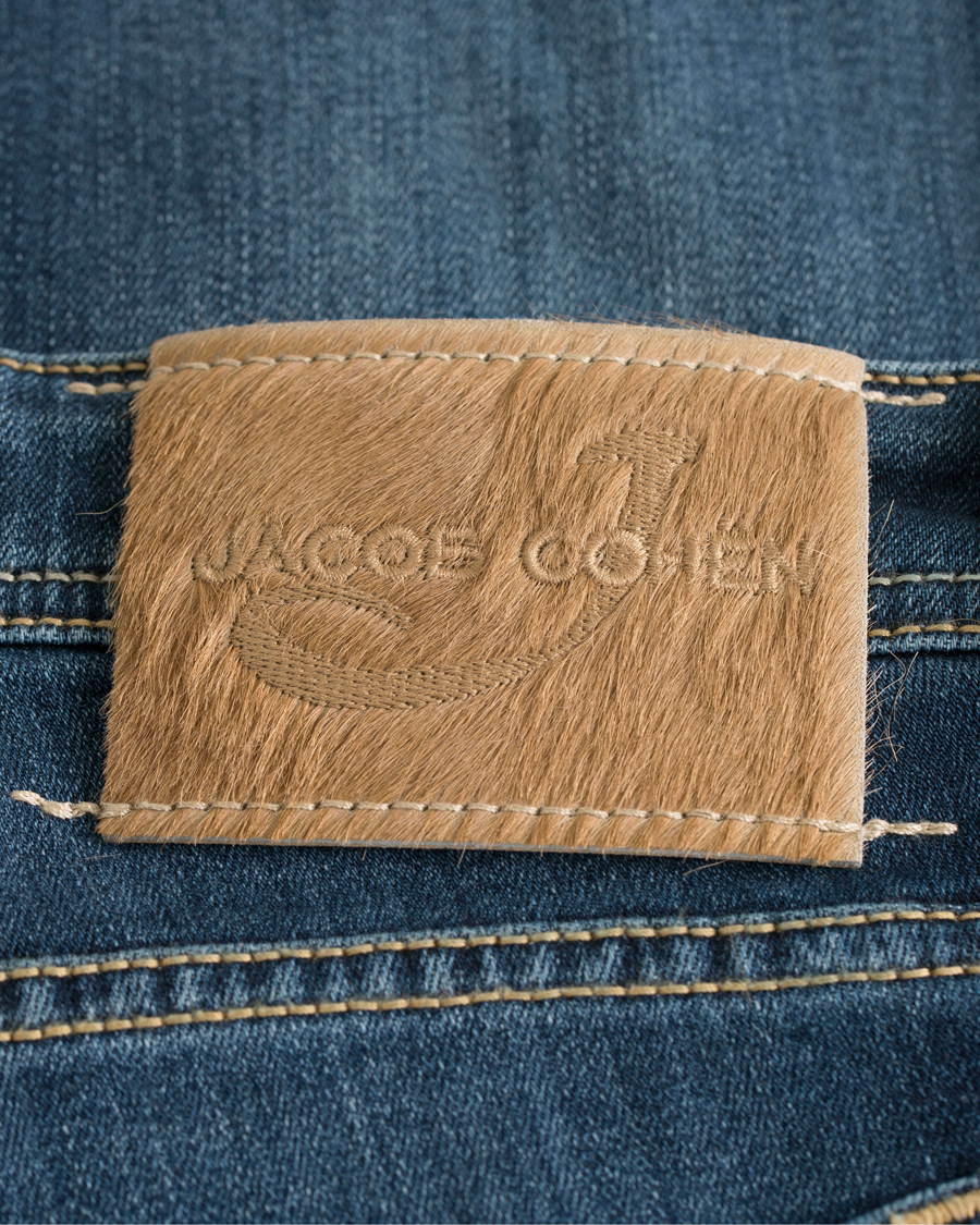 Herren | Jeans | Jacob Cohën | 622 Slim Jeans Mid Blue